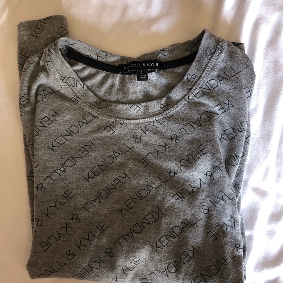 KENDALL+KYLIE grey t-shirt - Picture 4 of 4